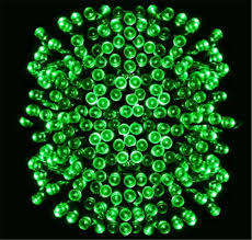 Blue or Green LED  Christmas Fairy Lights