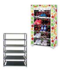 Layered Shoe And Clothes Storage