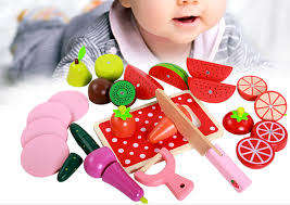 Wooden Magnetic Cut Fruit Toy