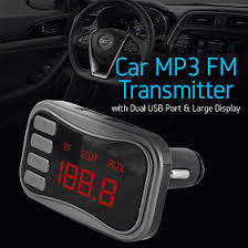 Large Display Handsfree Car FM Charger