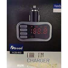 Large Display Handsfree Car FM Charger