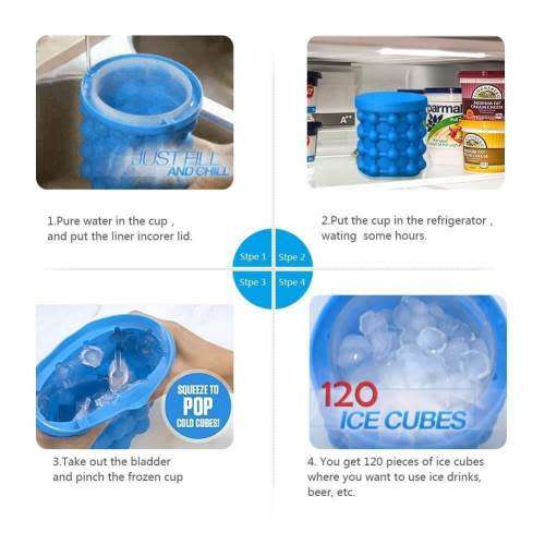 Silicone Ice Cube Maker