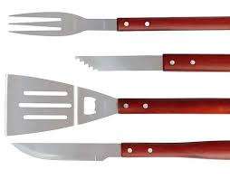 4 Piece Braai Tool Set