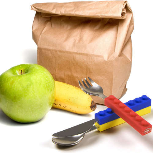 Stack and snack utensil set