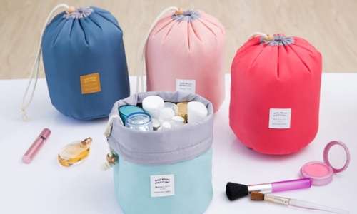 Cosmetic bag make up organiser