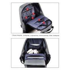 Anti theft design USB laptop bag