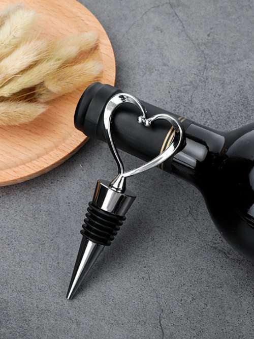 Wine stopper bottle opener