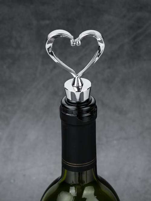 Wine stopper bottle opener