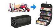 Luxury roll up and go make up case organiser storage gift