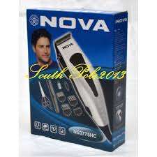 Nova professional hair and beard trimmer cutter with free scissors and comb