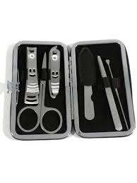 7 piece great quality manicure pedicure nail care sets in a case