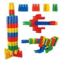 Educational and fun plastic building blocks bullet toys