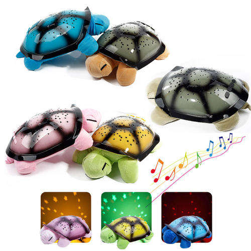 Musical turtle night green