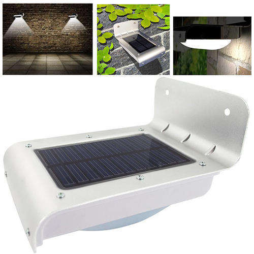 Solar rechargeable outdoor security light