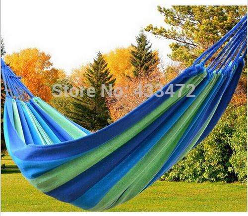 High quality cotton hammock in a bag