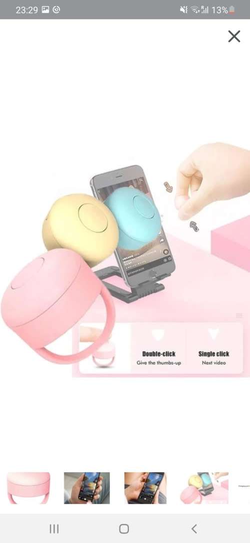 Fingertip video controller for tiktok videos