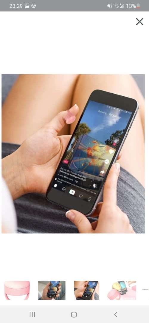 Fingertip video controller for tiktok videos