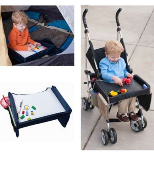 Toddler snack and play travel tray