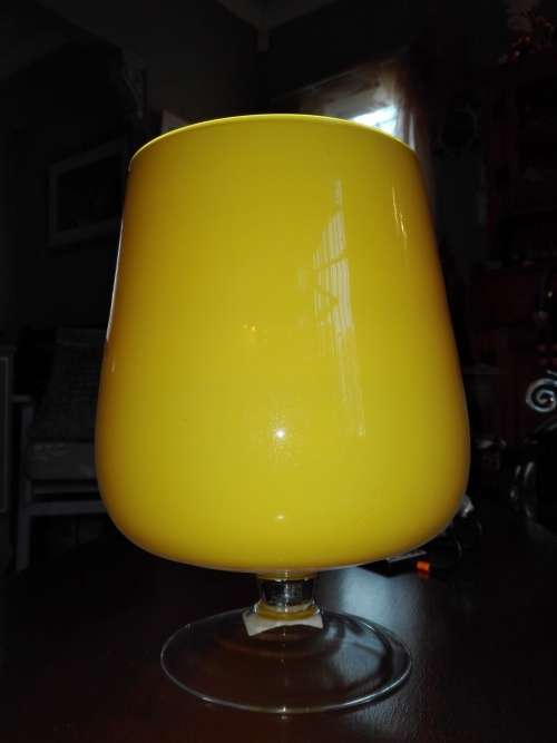 Gorgeous yellow vase