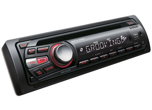 Sony MP3 CD head unit with Front AUX-IN --- CDX-GT25