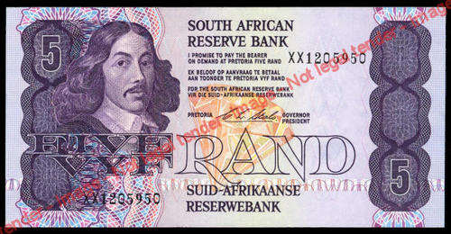 CL Stals R5 - XX Prefix - UNC Replacement Note