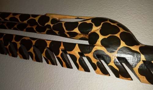 Giraffe CD Rack - made of wood