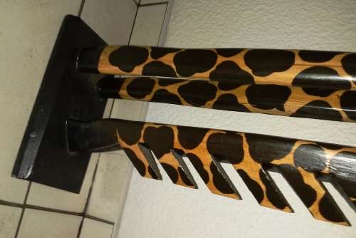 Giraffe CD Rack - made of wood