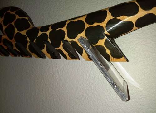 Giraffe CD Rack - made of wood