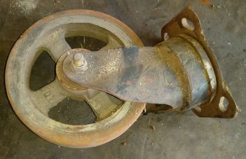 200mm Heavy Duty Metal Swivel Castor Wheels - set of 4