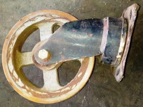 200mm Heavy Duty Metal Swivel Castor Wheels - set of 4