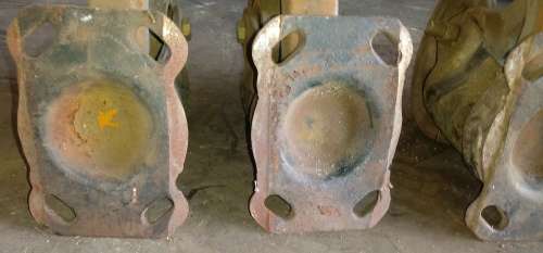 200mm Heavy Duty Metal Swivel Castor Wheels - set of 4