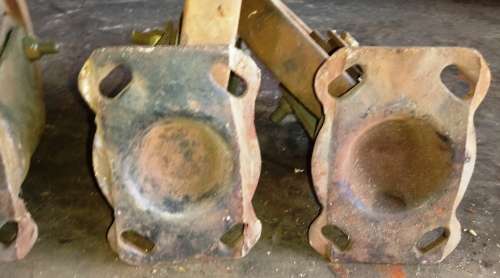 200mm Heavy Duty Metal Swivel Castor Wheels - set of 4