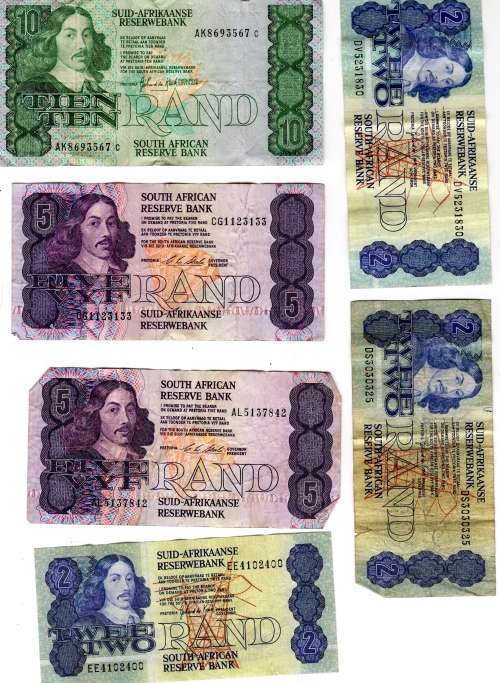 Assorted South African Notes - ideal for a beginner