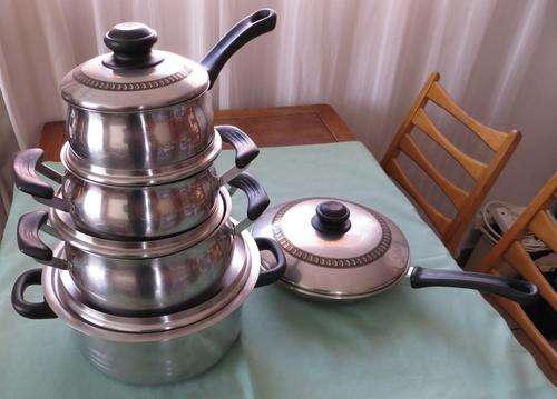 10-Piece Stainless Steel Pot Set
