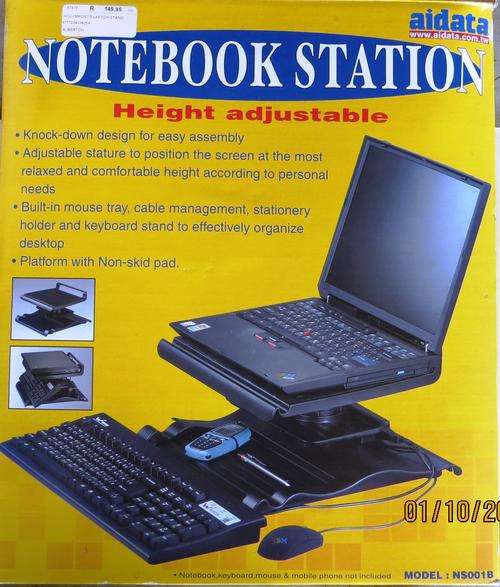 Height Adjustable Notebook Station
