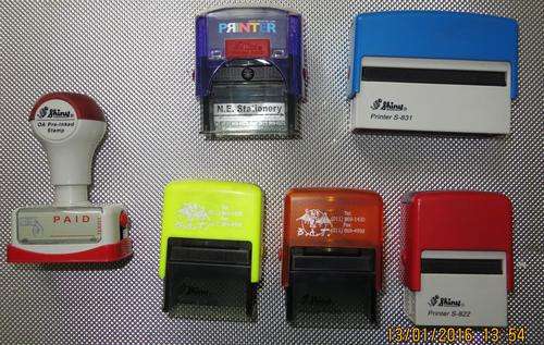 Self Inking Rubber Stamps - 6x
