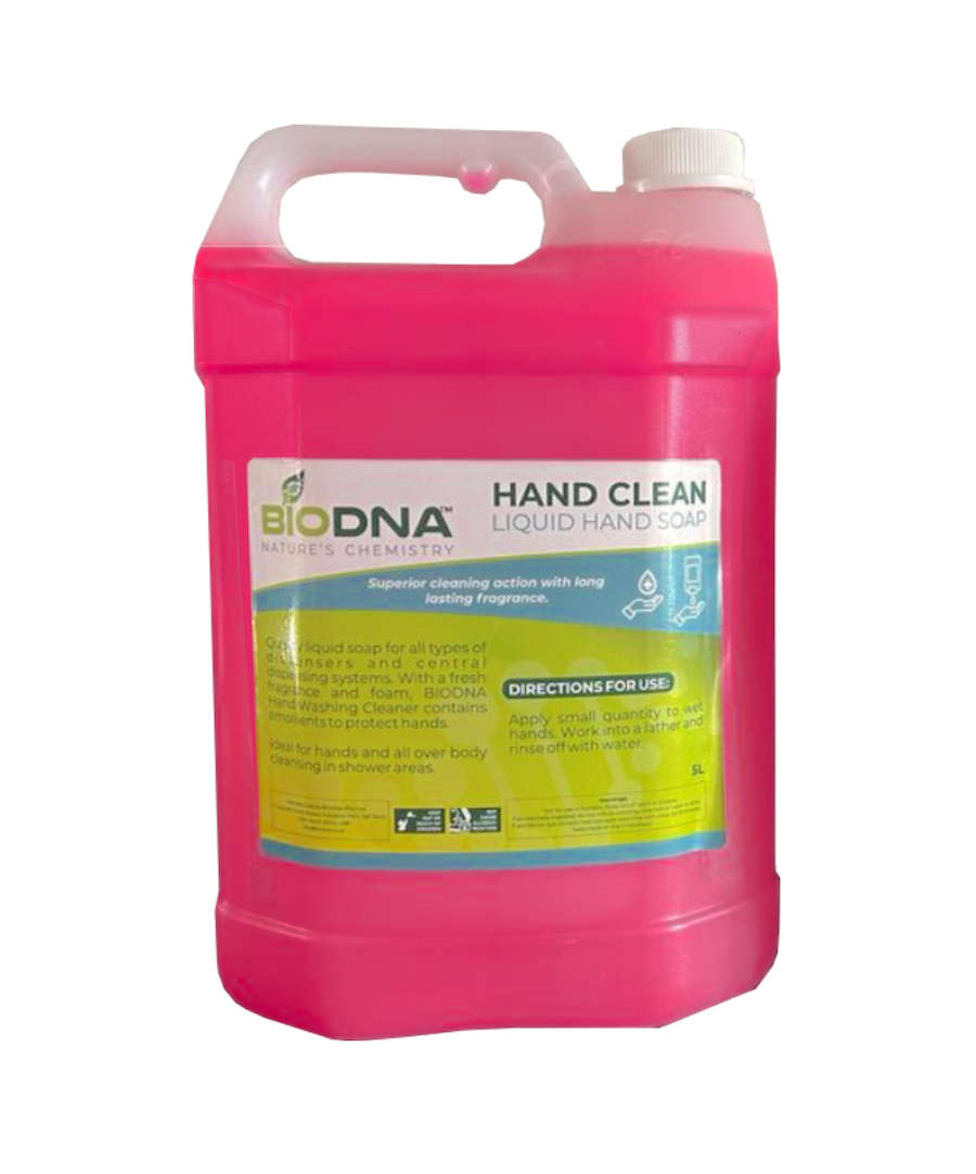 Wall Mount Soap Dispenser & 5lt Pink Hand Soap