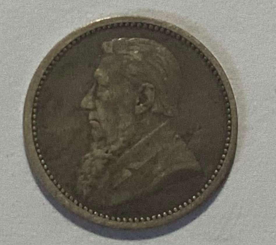 1893 ZAR 3 Pence