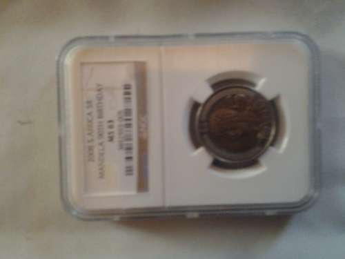 2008 S. Africa R5 Mandela 90th Birthday MS63 NGC