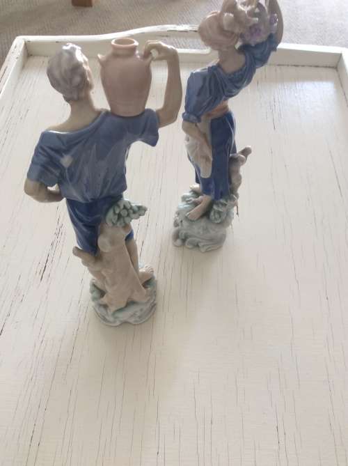 Male & Female Porcelain figurines