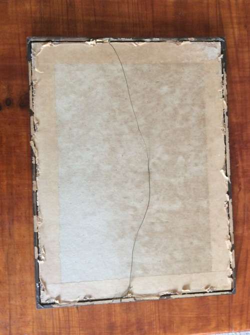 Rare vintage framed lithograph print titled: Westminster Hall & Abbey