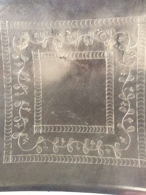 2 silver plated trivets