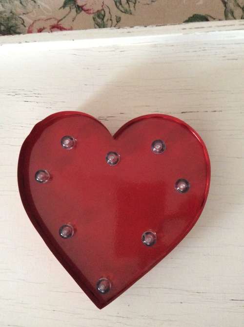 Red Heart Fairy light