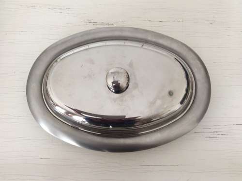 Metal Serving Dish with lid