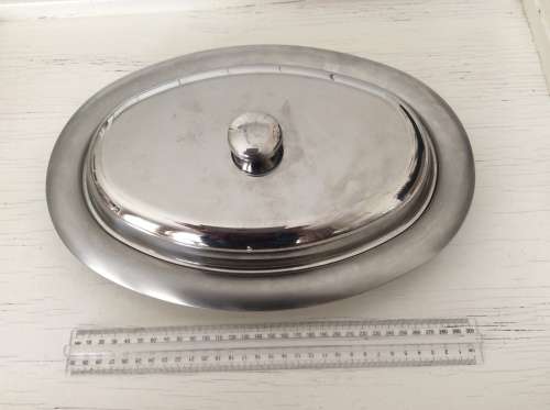 Metal Serving Dish with lid