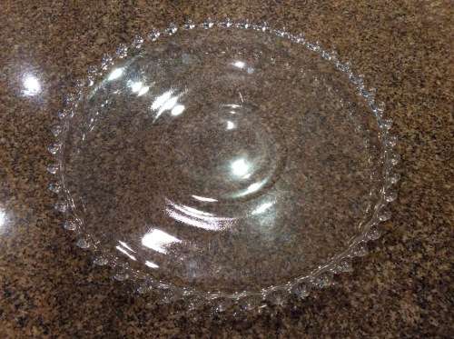 Vintage Glass Plate -  unique design