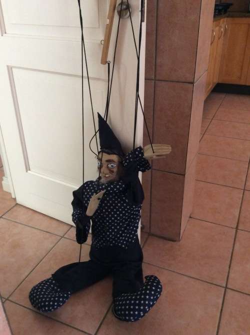 Wizard Marionette Puppet - a Story Telling Prop or Toddler Room Decoration