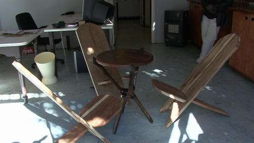 African Style table & chairs & 20sqm Carpet