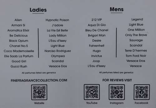 Designer perfumes... PLEASE READ THE DESCRIPTION