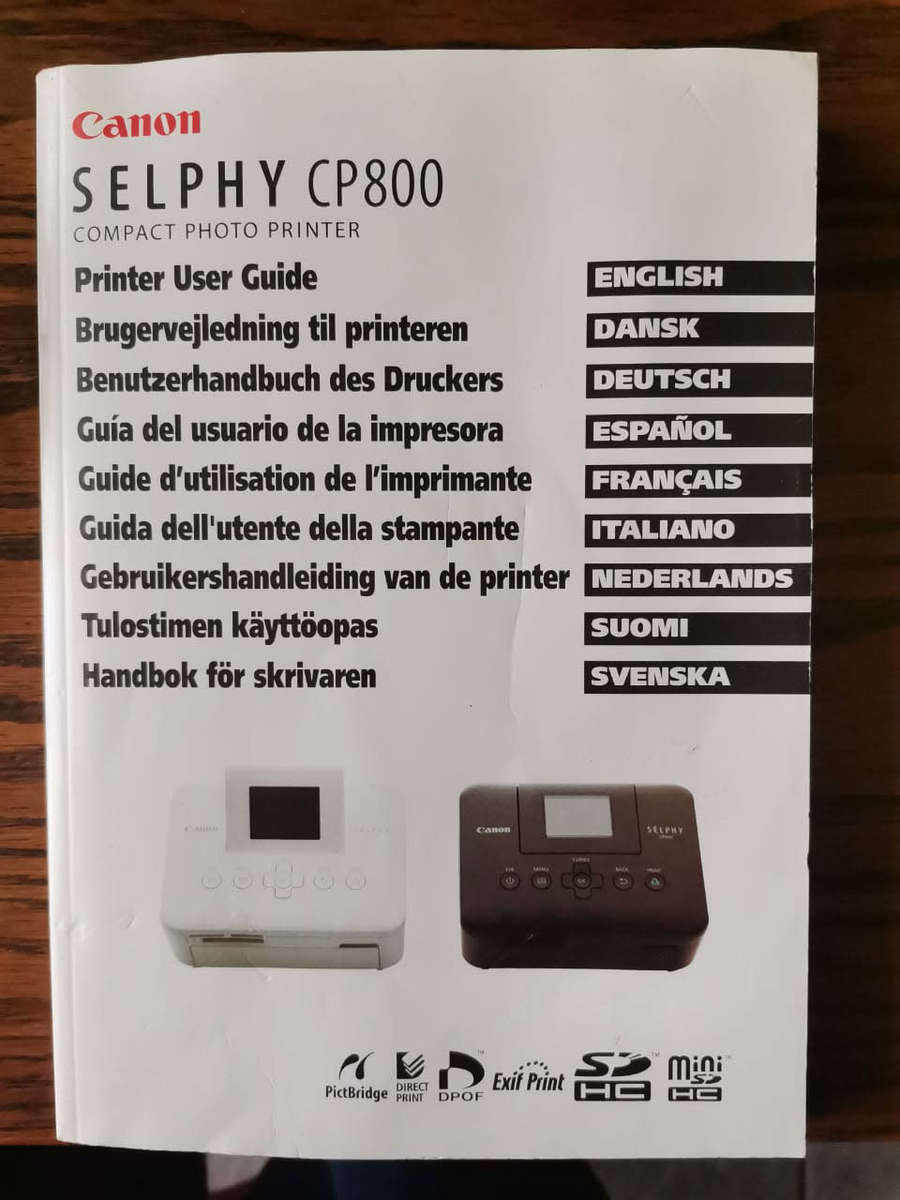 CANON SELPHY CP800 Photo printer * PLUS  * EXTRA INK * EXTRA PAPER *